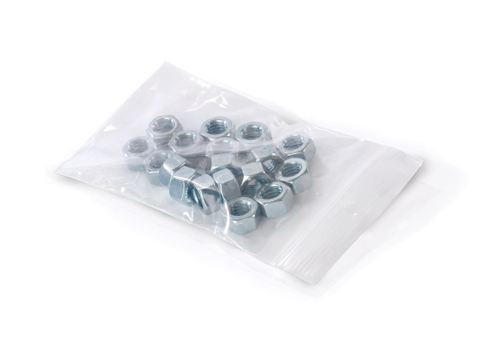100-Pack Bauxko Eco 6 x 6 White Block Reclosable Poly Bags 4 Mil 100-Pack Bauxko Eco 6 x 6 White Block Reclosable Poly Bags 4 Mil